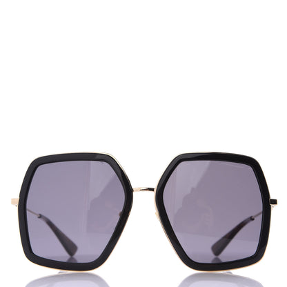 Gucci Acetate Oversize Square Frame GG0106S Sunglasses Black 3 of 7