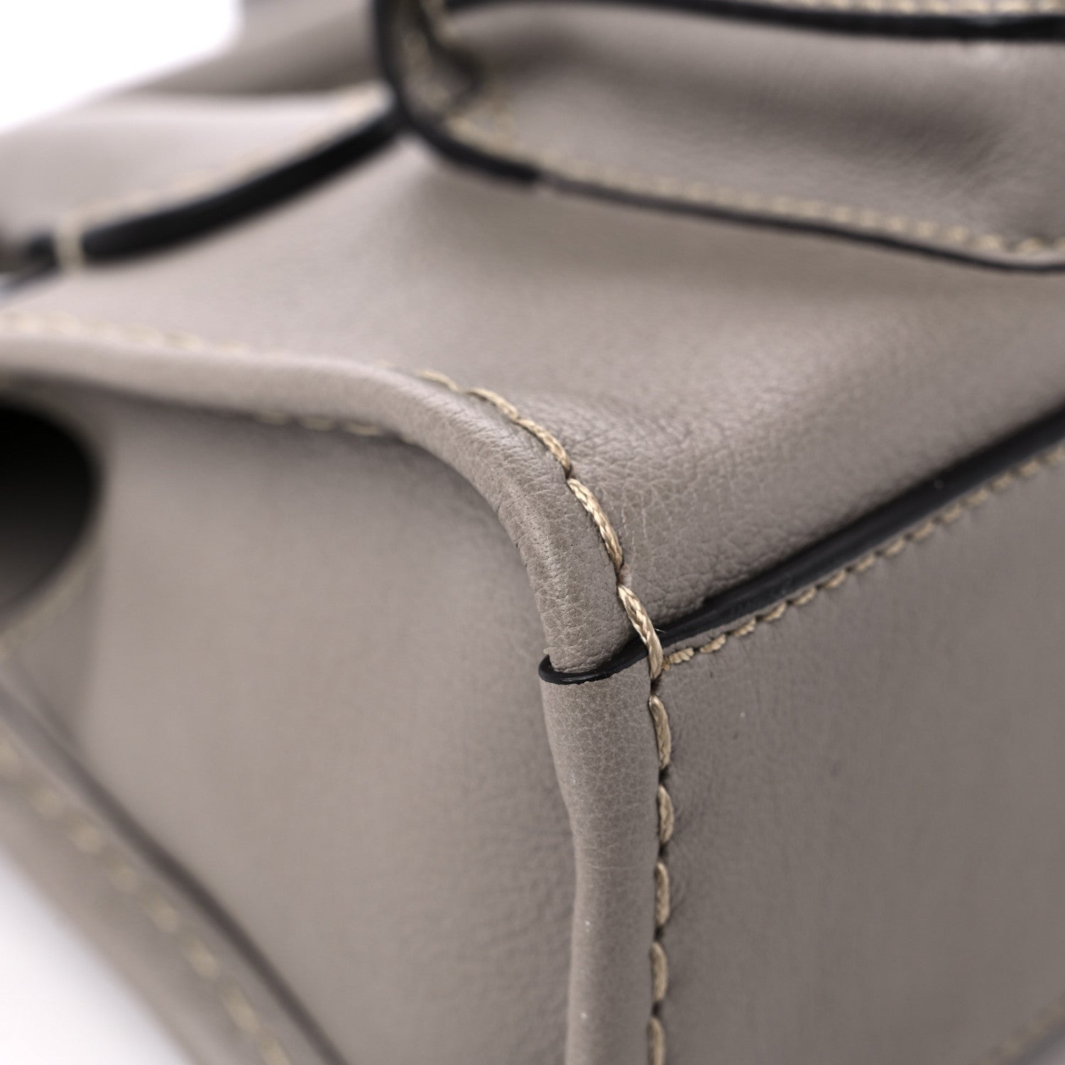 Chloe Buffalo Mini Edith Bag Cashmere Grey 8 of 15