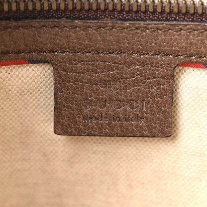 Gucci Soft GG Supreme Monogram Courrier Web Medium Flat Messenger Bag Beige New Acero Multicolor 6 of 10