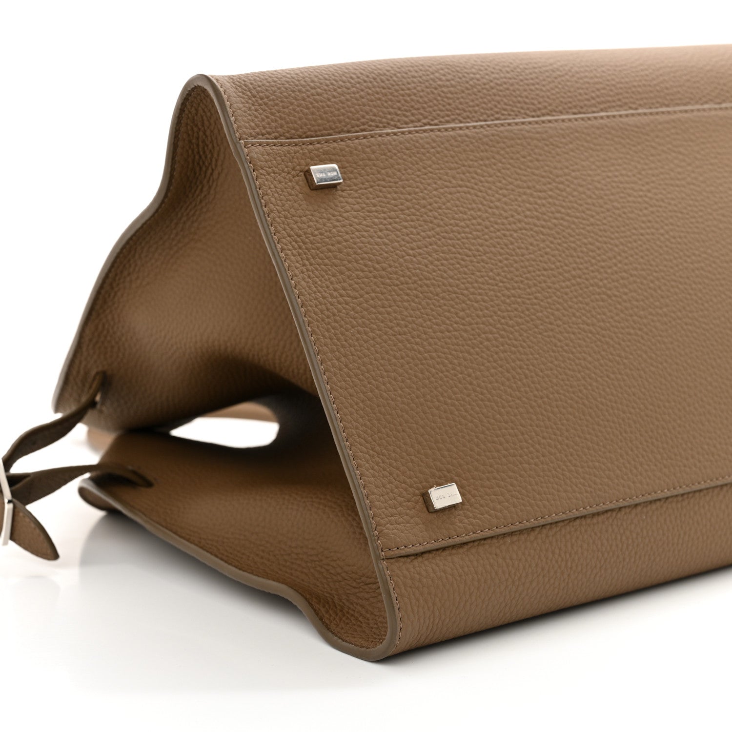 The Row Matte Grained Calfskin Soft Margaux 15 Taupe 8 of 10