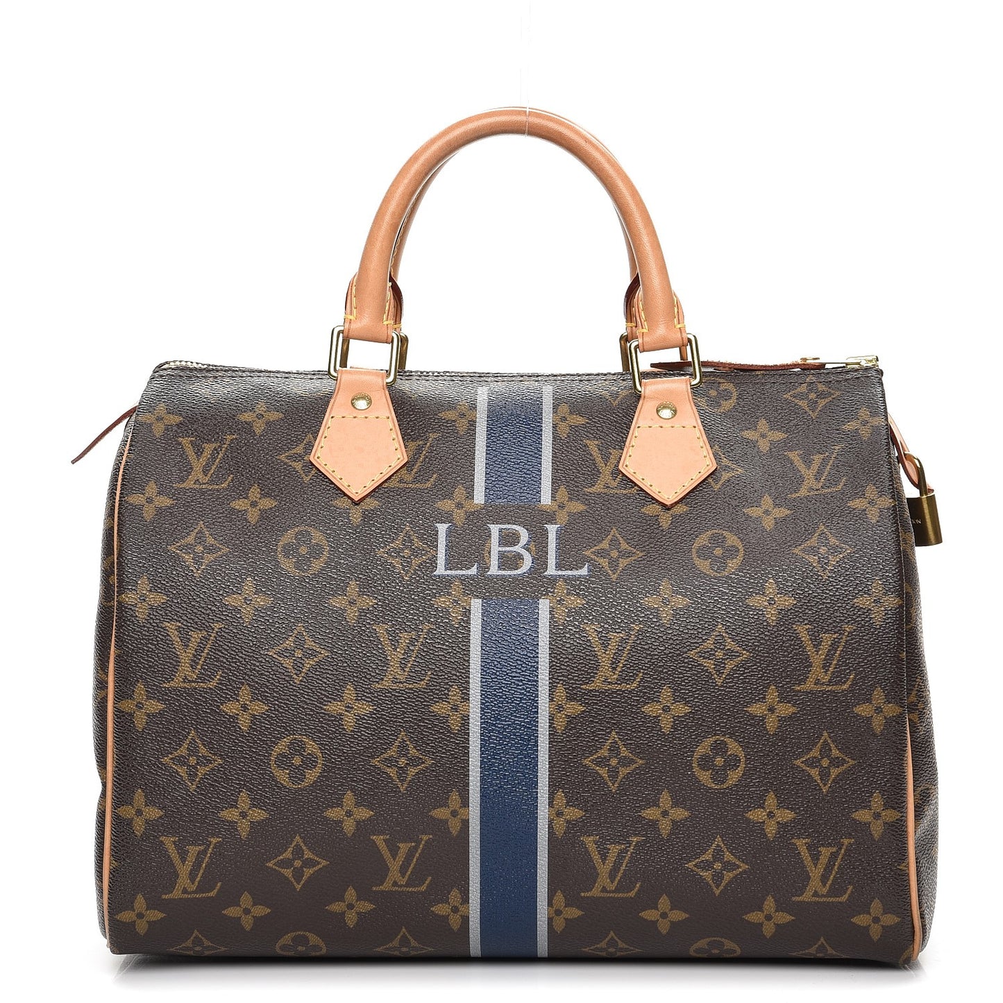 Monogram My LV Heritage Speedy 30 Blue Marine Gris
