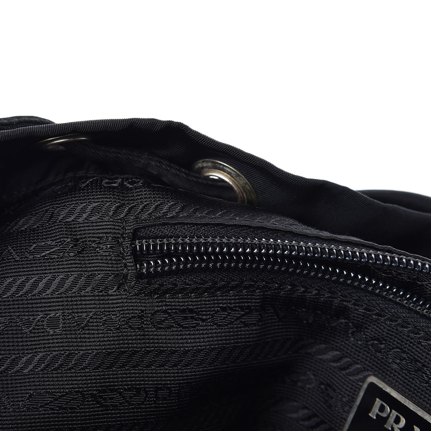 Prada Nylon Vela Small Backpack Black 7 of 8