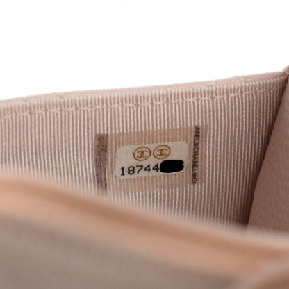 Chanel Caviar Quilted Wallet On Chain WOC Light Pink 6 of 8