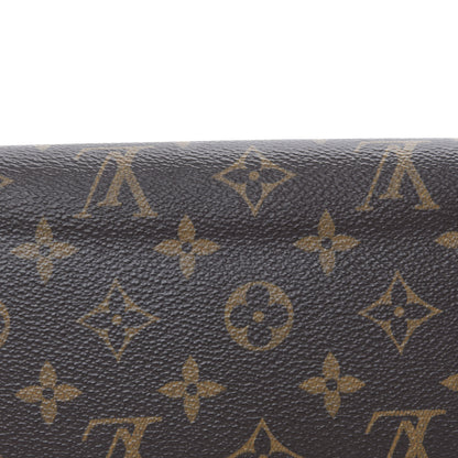 Louis Vuitton Monogram Pochette Felicie Chain Wallet Fuchsia 9 of 11