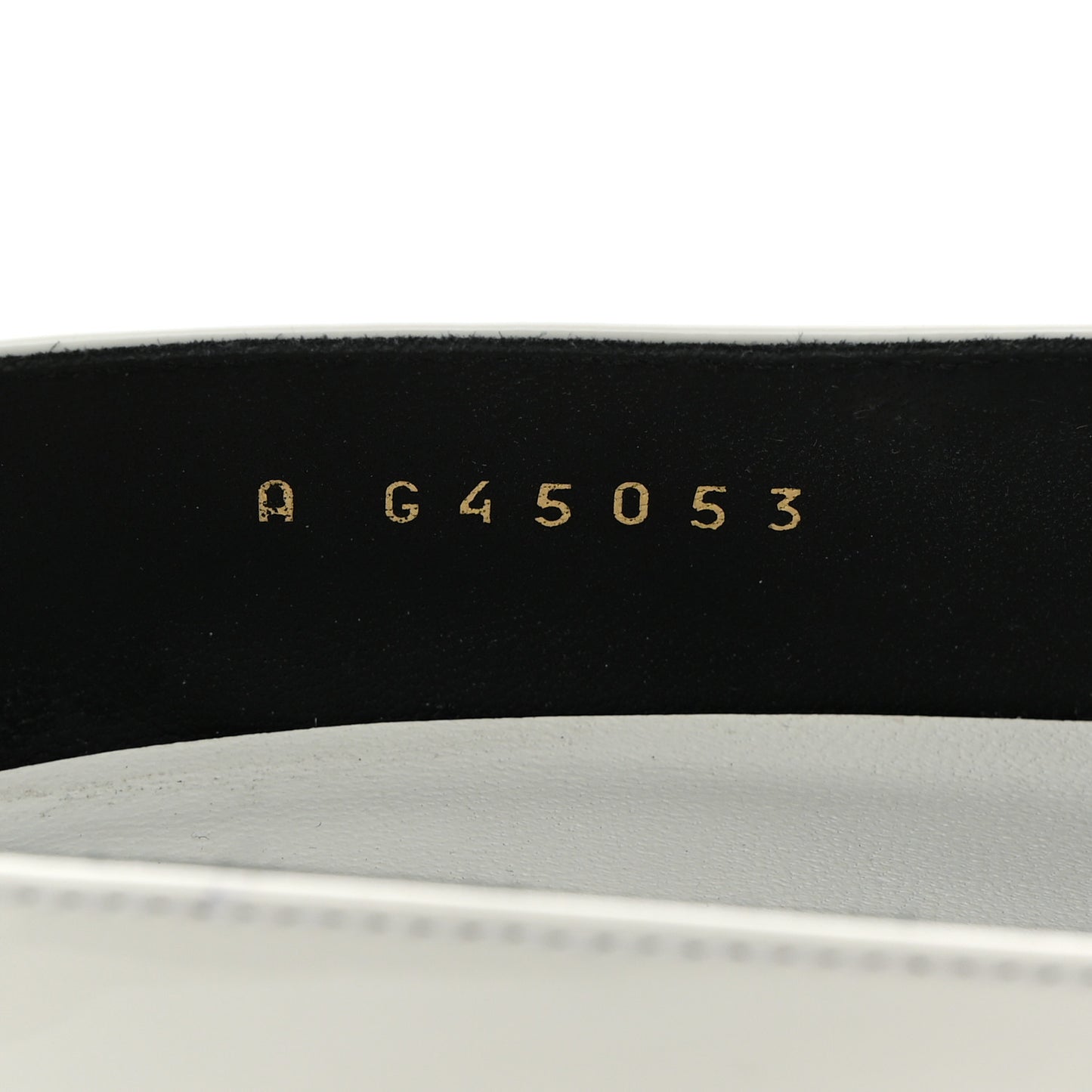 Patent Calfskin Pumps 36.5 White Black