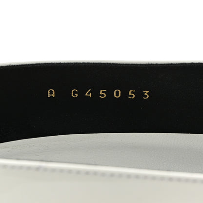 Chanel Patent Calfskin Pumps 36.5 White Black 7 of 9