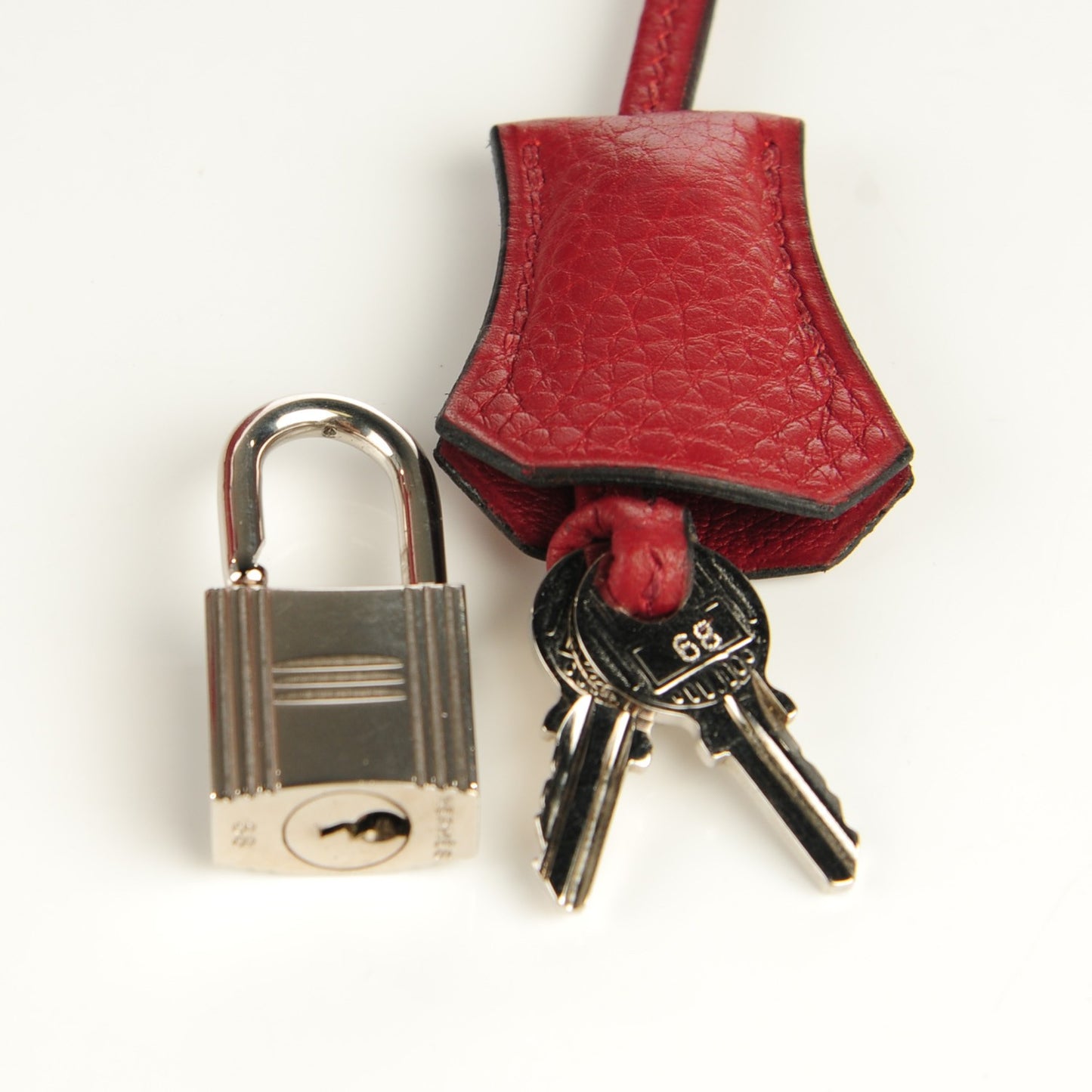 Taurillon Clemence Birkin 35 Rouge H