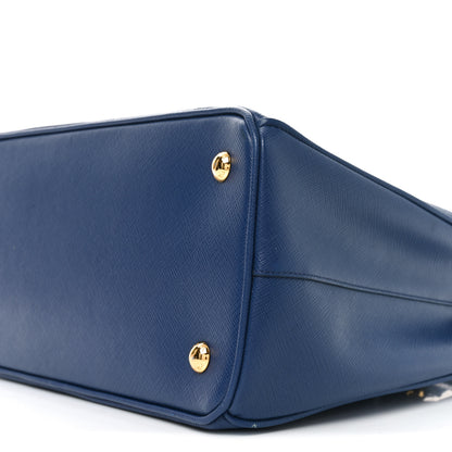 Prada Saffiano Lux Medium Tote Bluette 9 of 9