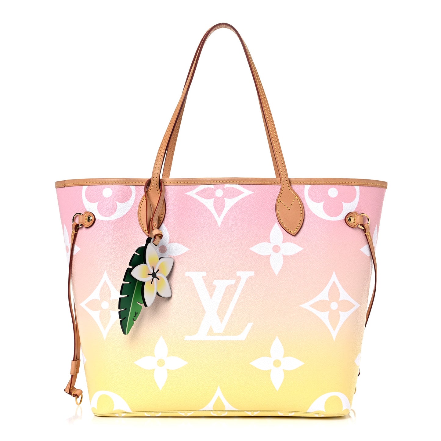 Monogram Giant By The Pool Neverfull MM Light Pink