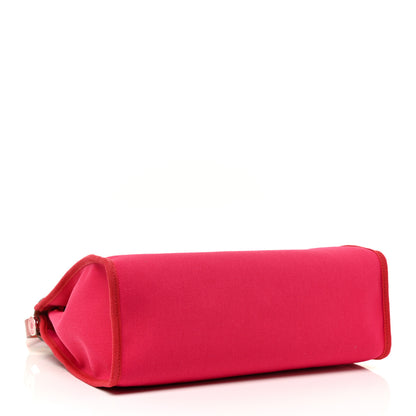 Hermes Toile Militaire Vache Hunter Laque Herbag Zip Retourne 31 PM Rose Mexico Rouge Piment 5 of 12