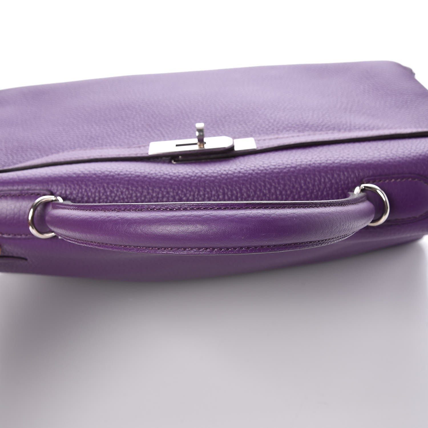 Hermes Taurillon Clemence Kelly Retourne 35 Ultraviolet 30 of 34