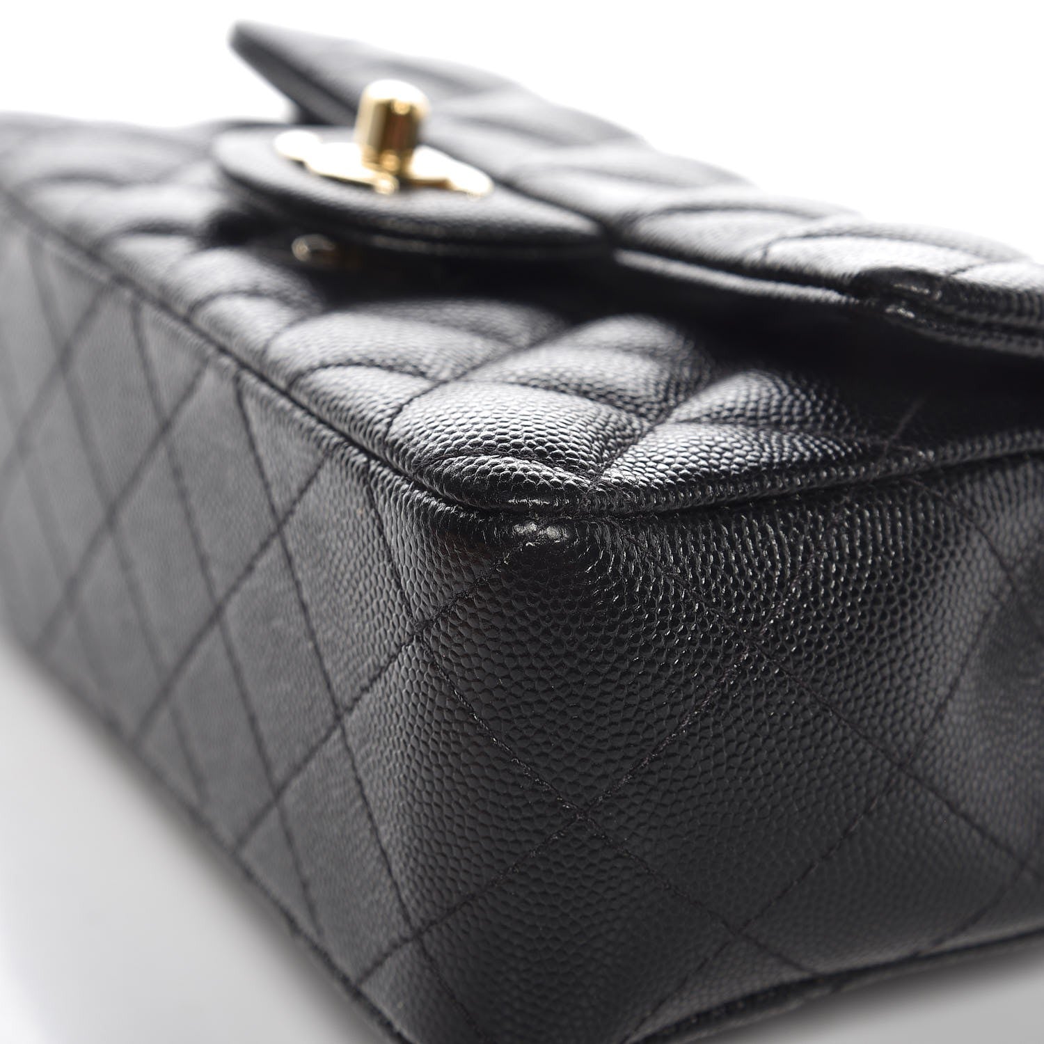 Chanel Caviar Quilted Mini Rectangular Flap Black 11 of 14