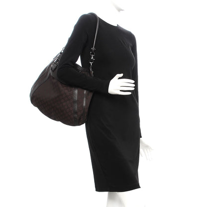 Gucci Monogram Medium Abbey Convertible Tote Dark Brown 2 of 10