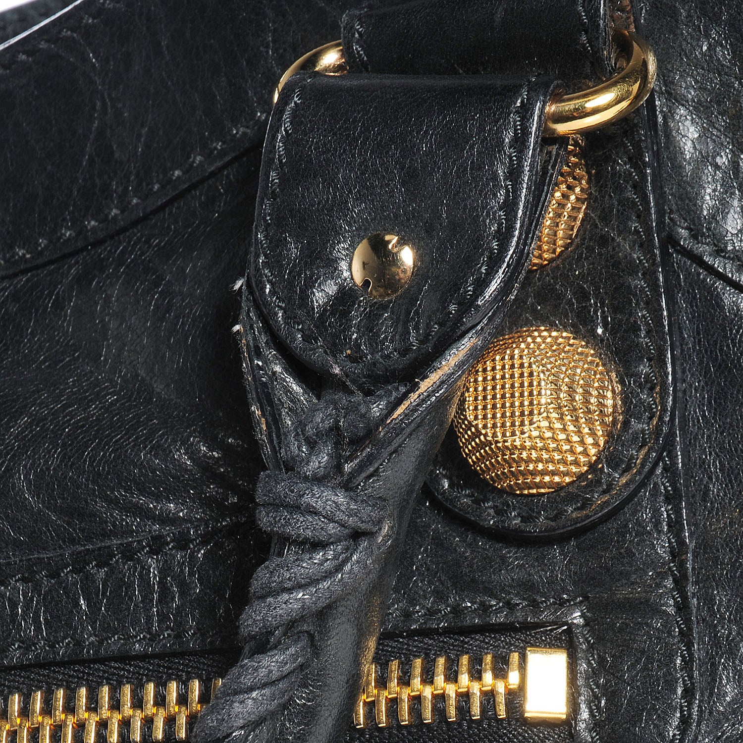Balenciaga Chevre Giant 21 Gold Hardware City Black 9 of 13