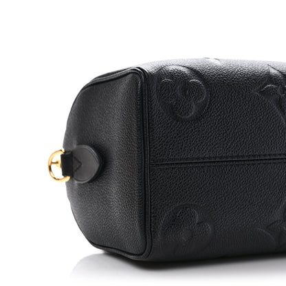 Louis Vuitton Empreinte Monogram Giant Speedy Bandouliere 20 Black 7 of 8