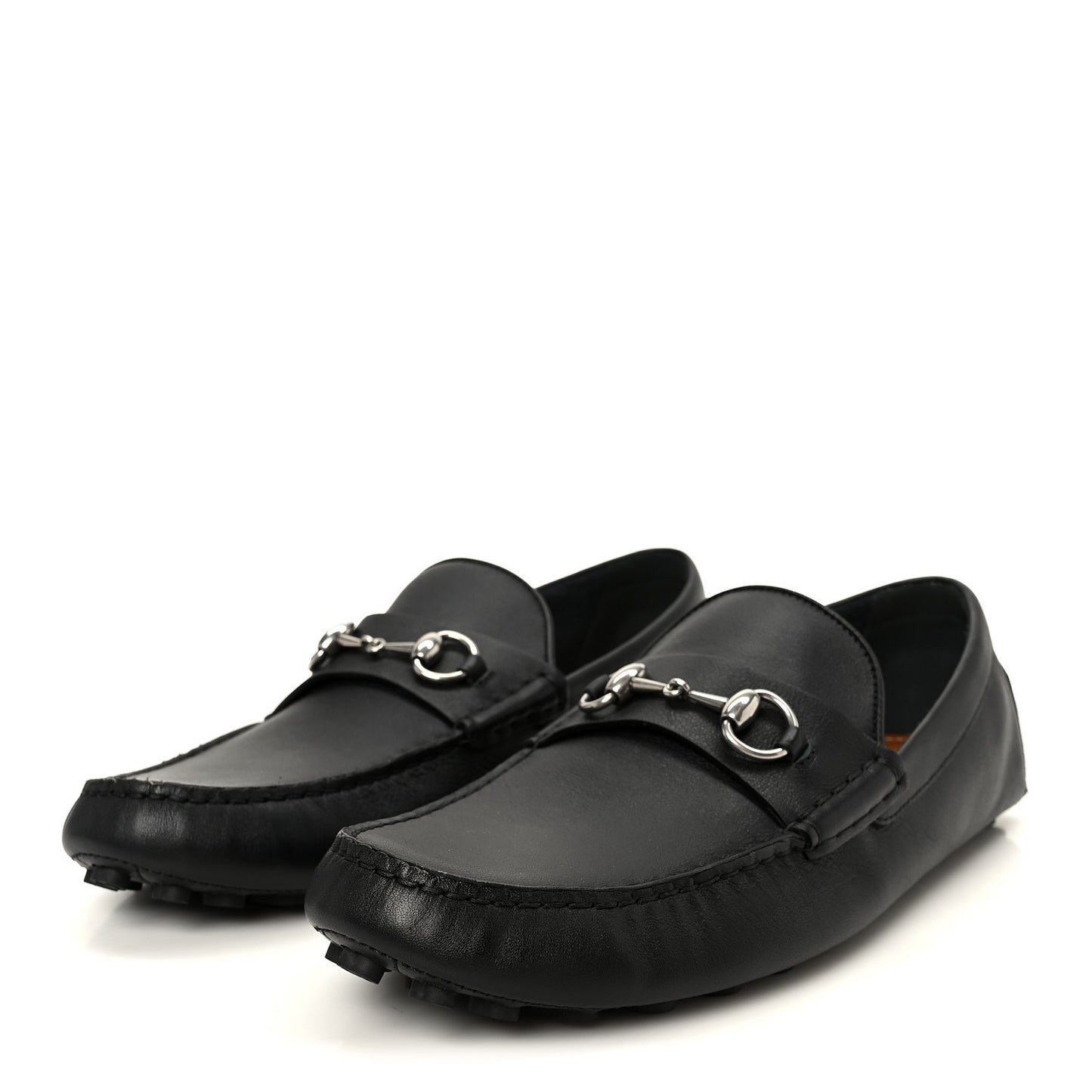 Soft Clove Calfskin Mens Horsebit Driver Loafers 12 Black
