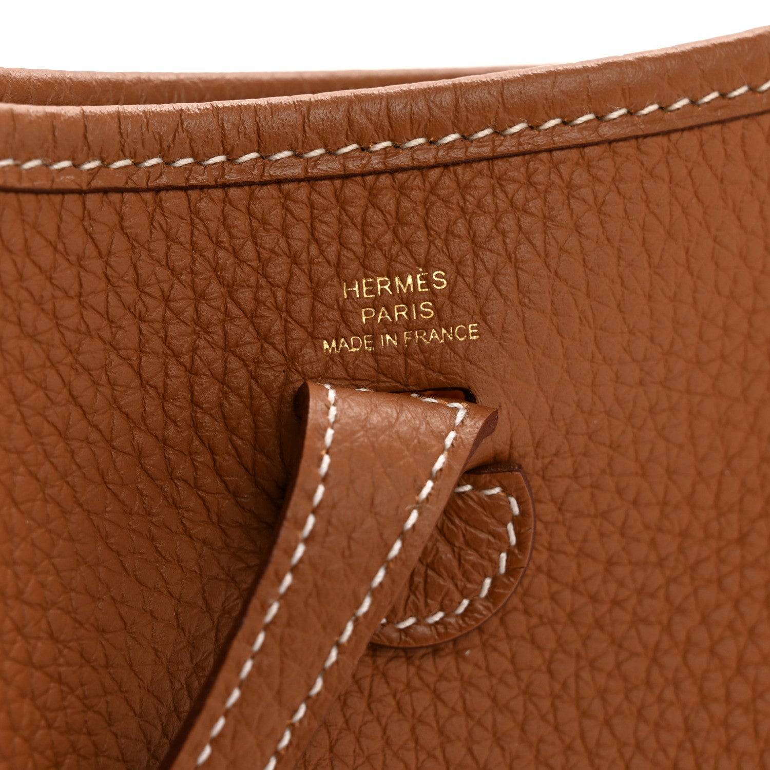Hermes Taurillon Clemence Evelyne TPM Gold 6 of 11