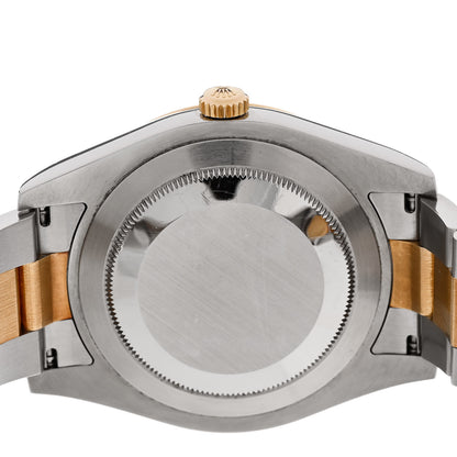Rolex Stainless Steel 18K Yellow Gold 41mm Oyster Perpetual Datejust II Watch Slate 116333 4 of 5