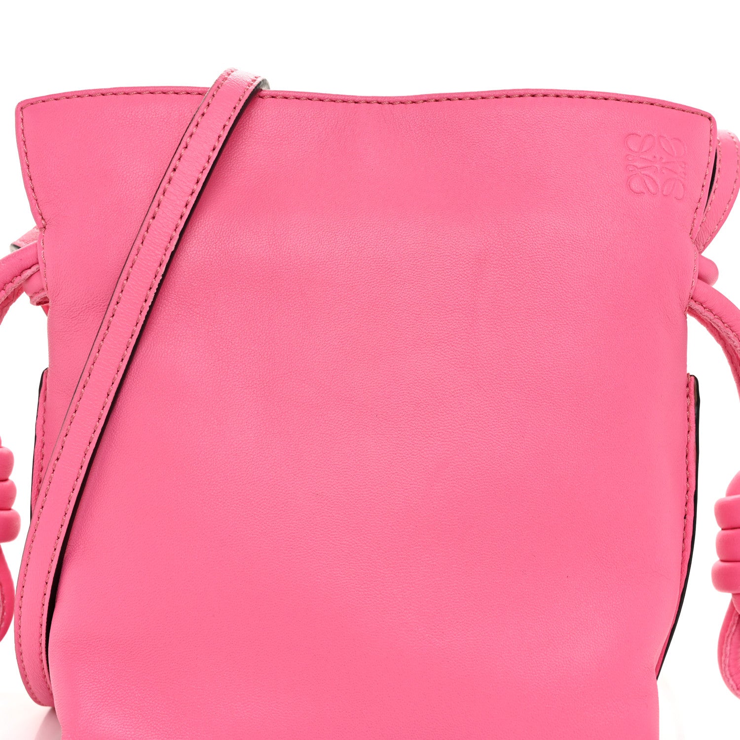 Loewe Nappa Mini Flamenco Knot Crossbody Bag Pink 8 of 12