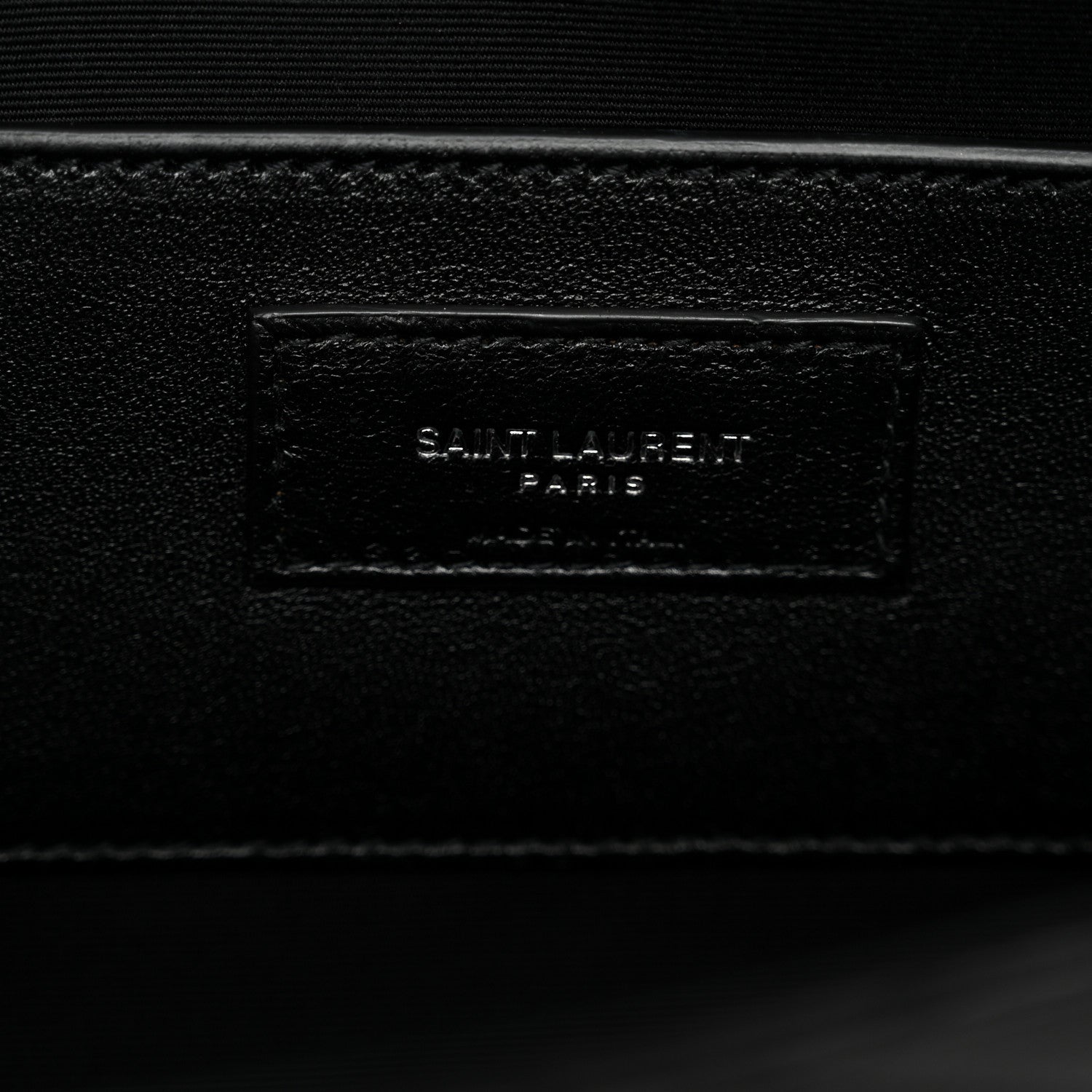 Saint Laurent Lambskin Quilted Kate Clutch Black 6 of 7