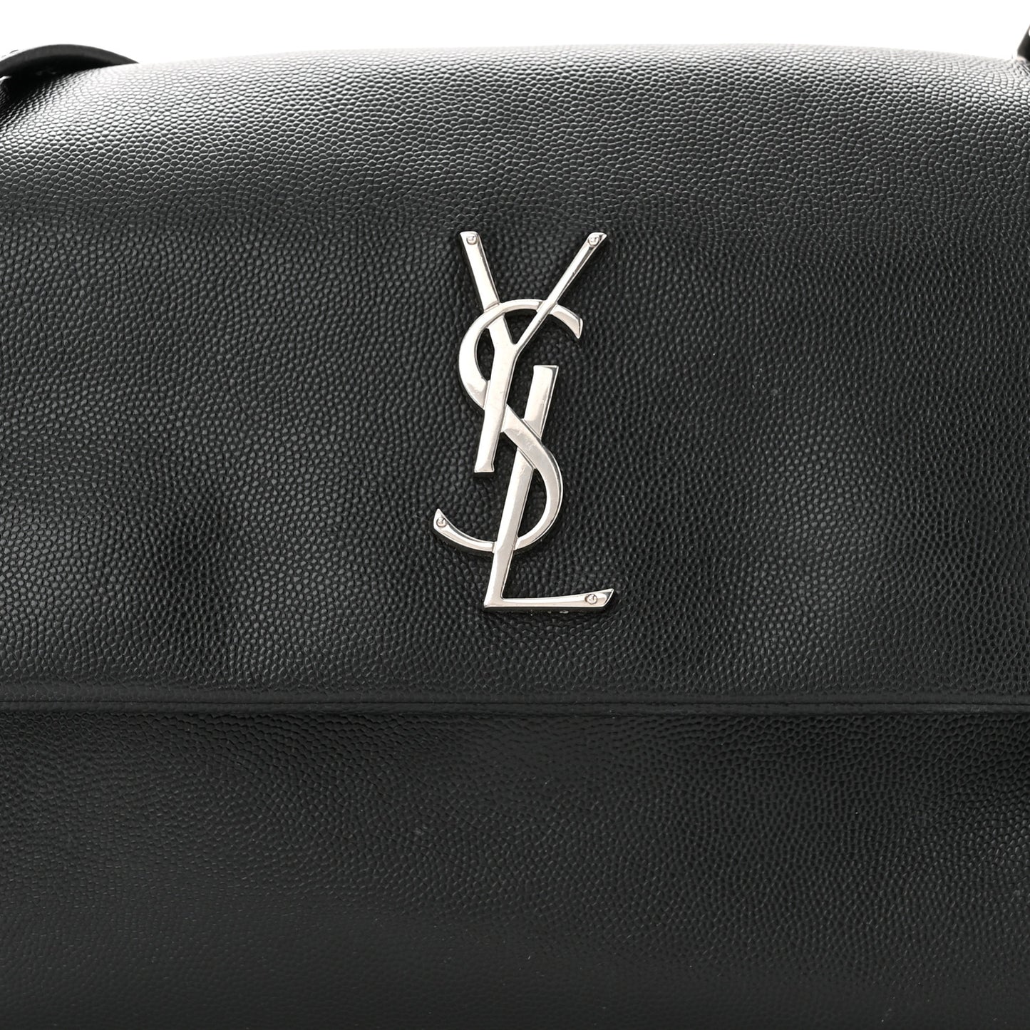 Grain De Poudre Monogram Toy West Hollywood Fold-Over Bag Black