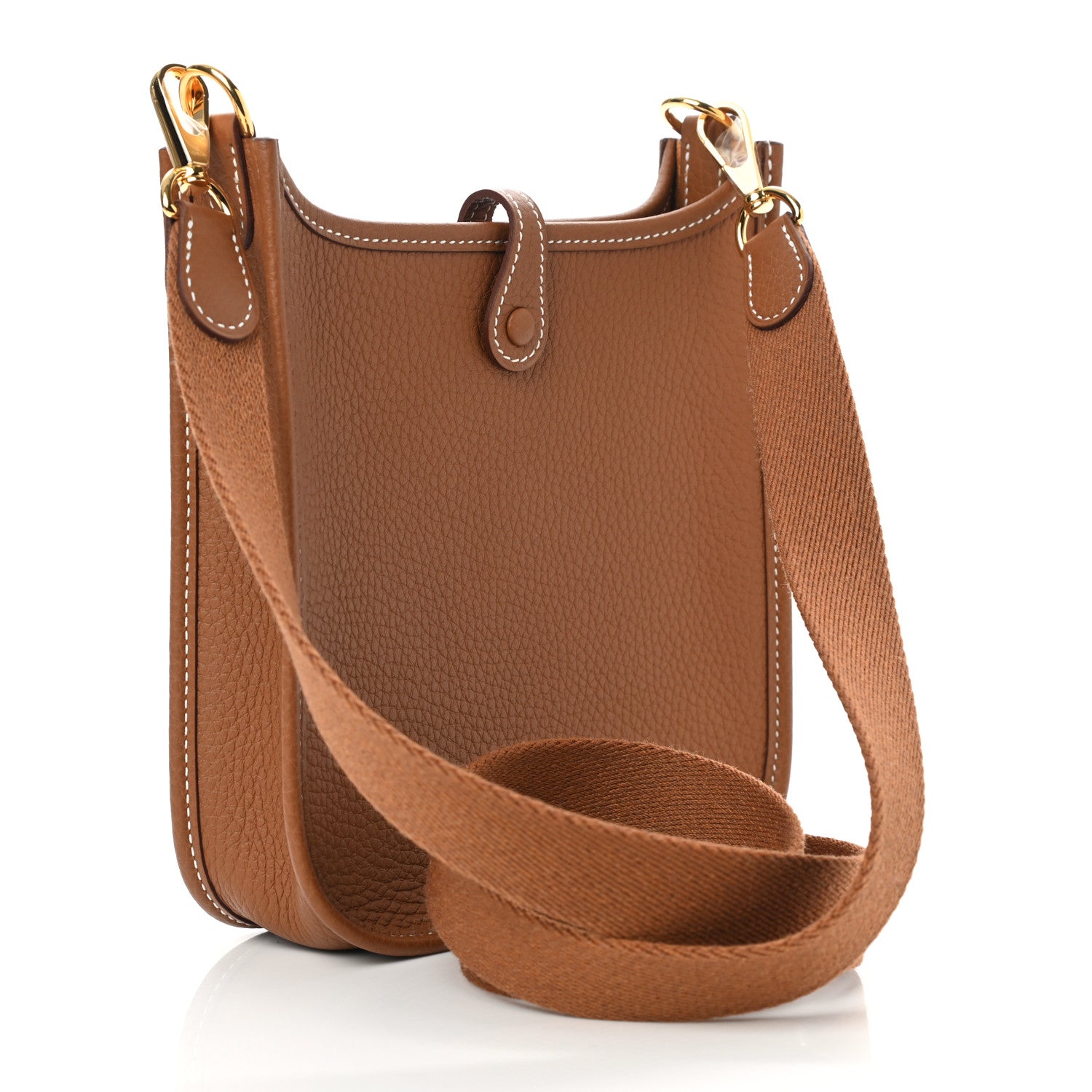 Hermes Taurillon Clemence Evelyne TPM Gold 3 of 9