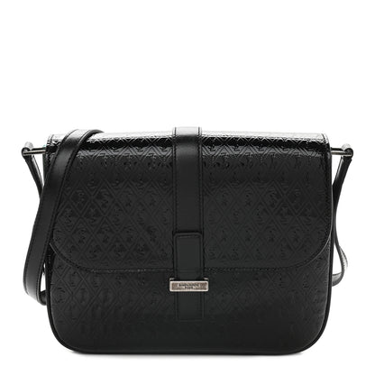 Saint Laurent Patent Embossed Small Le Monogramme Satchel Black 1 of 8
