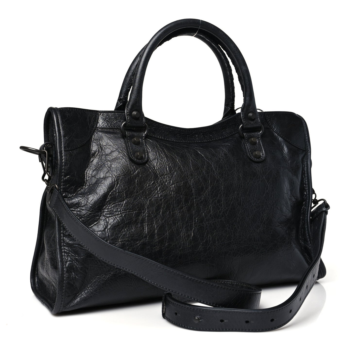 Arena Lambskin Classic Hardware Medium Le City Black