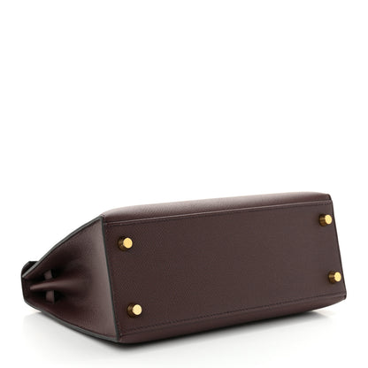 Hermes Epsom Kelly Sellier 25 Rouge Sellier 4 of 13