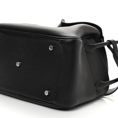 Hermes Taurillon Clemence Lindy 26 Black 8 of 9