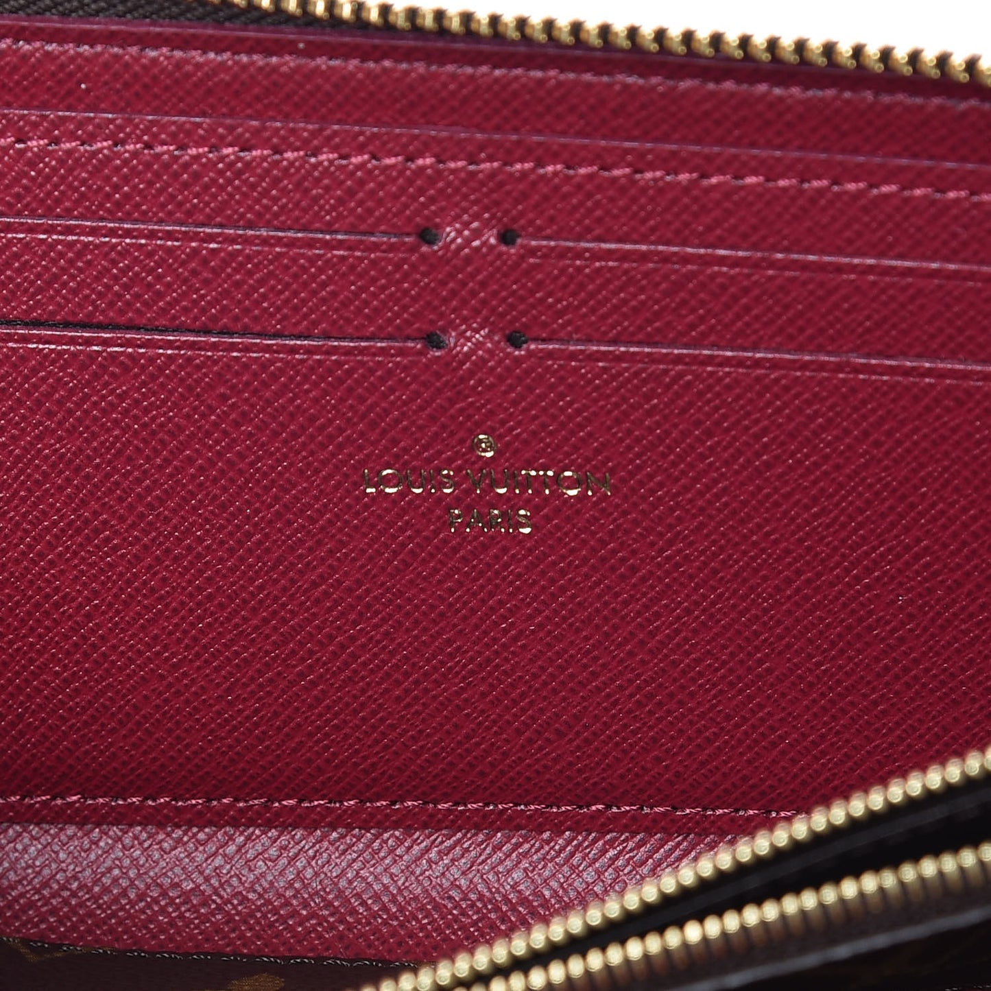 Monogram Clemence Wallet Fuchsia