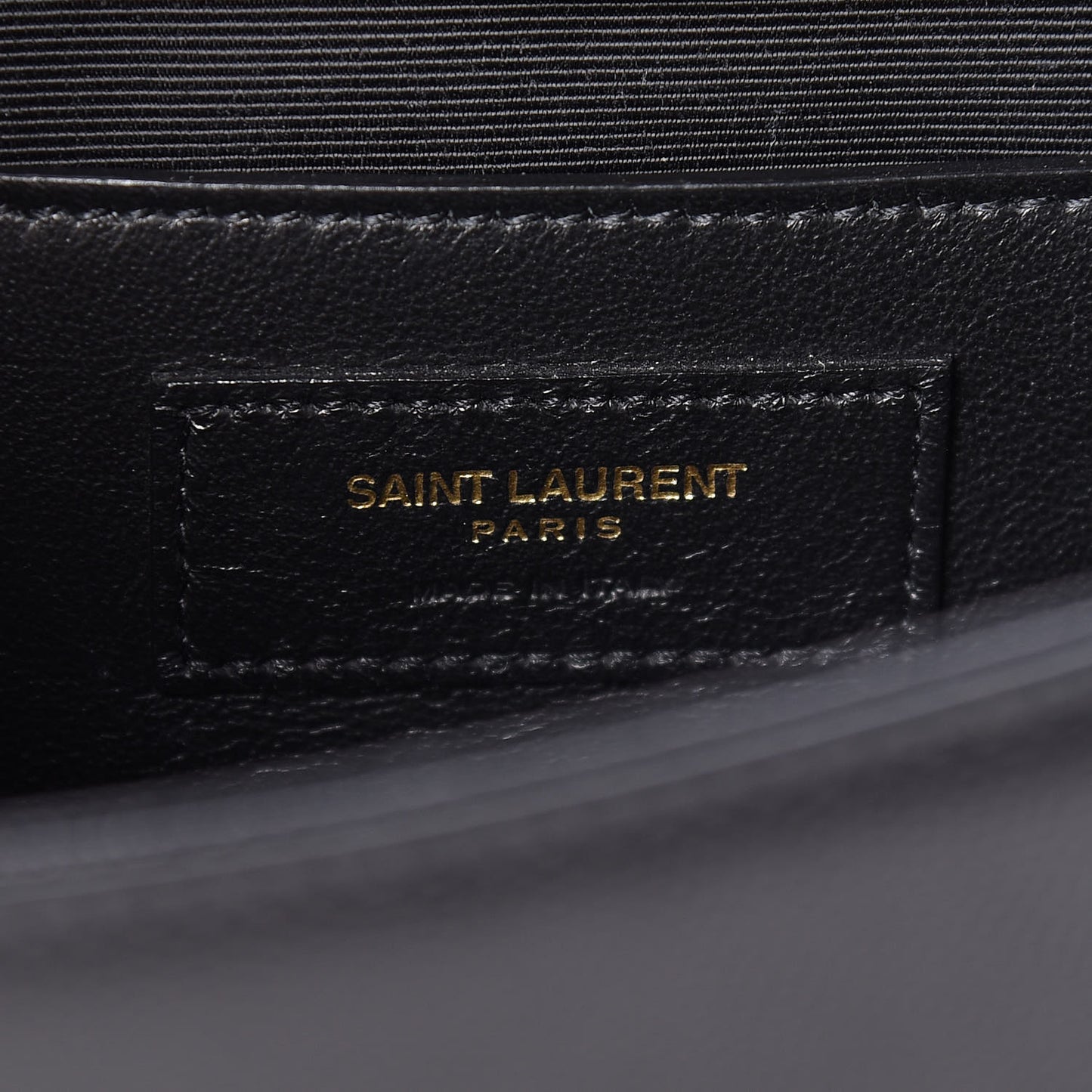Grain De Poudre Medium Classic Monogram Kate Satchel Black