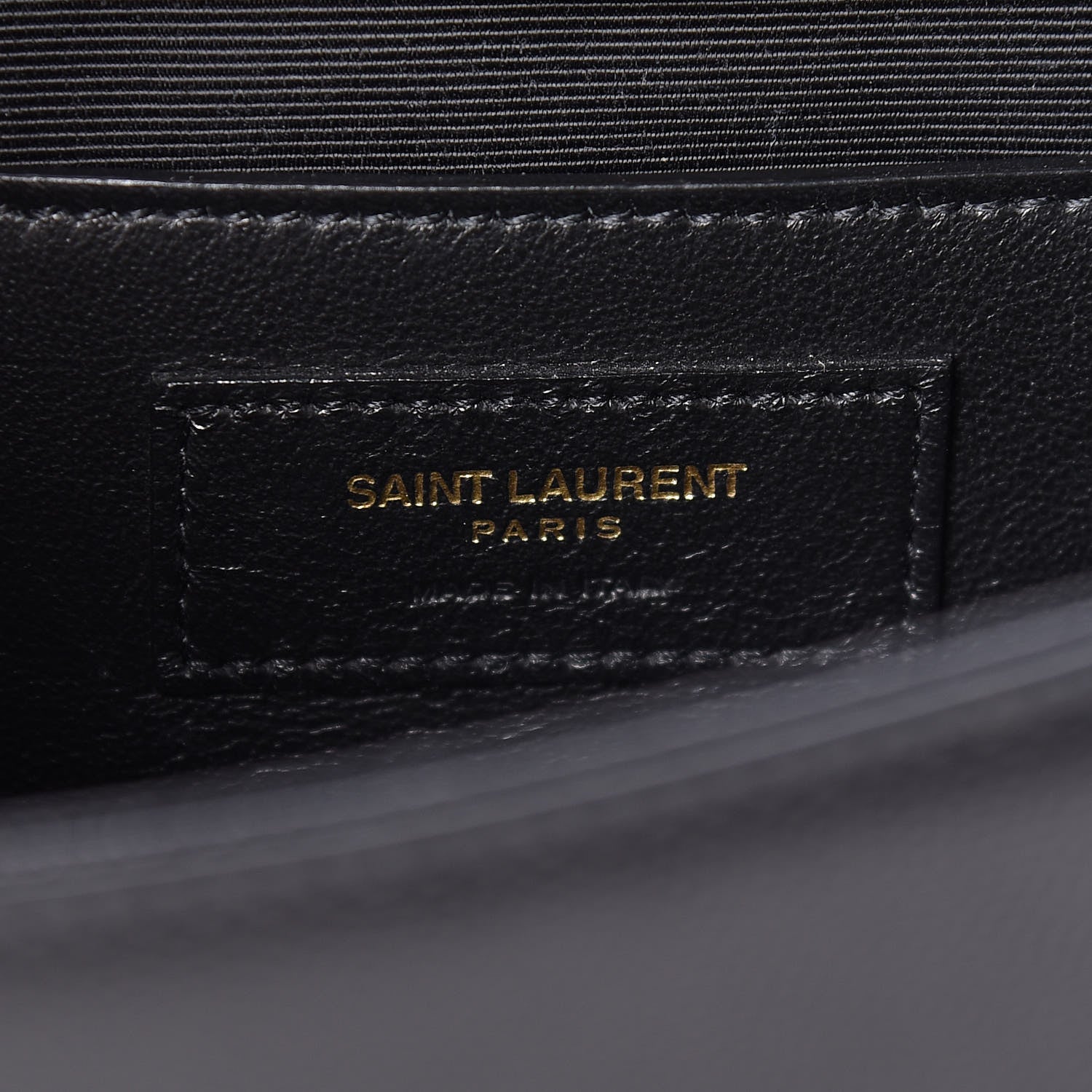 Saint Laurent Grain De Poudre Medium Classic Monogram Kate Satchel Black 7 of 10