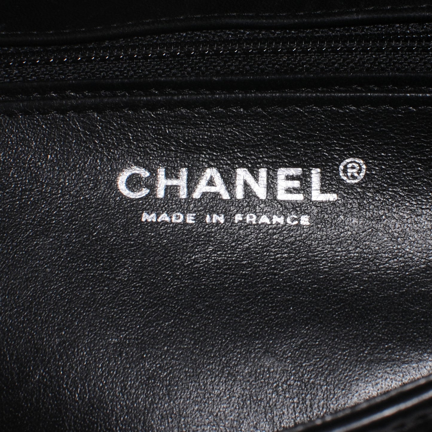 Lambskin Jumbo Flap w Bijoux Chain Black