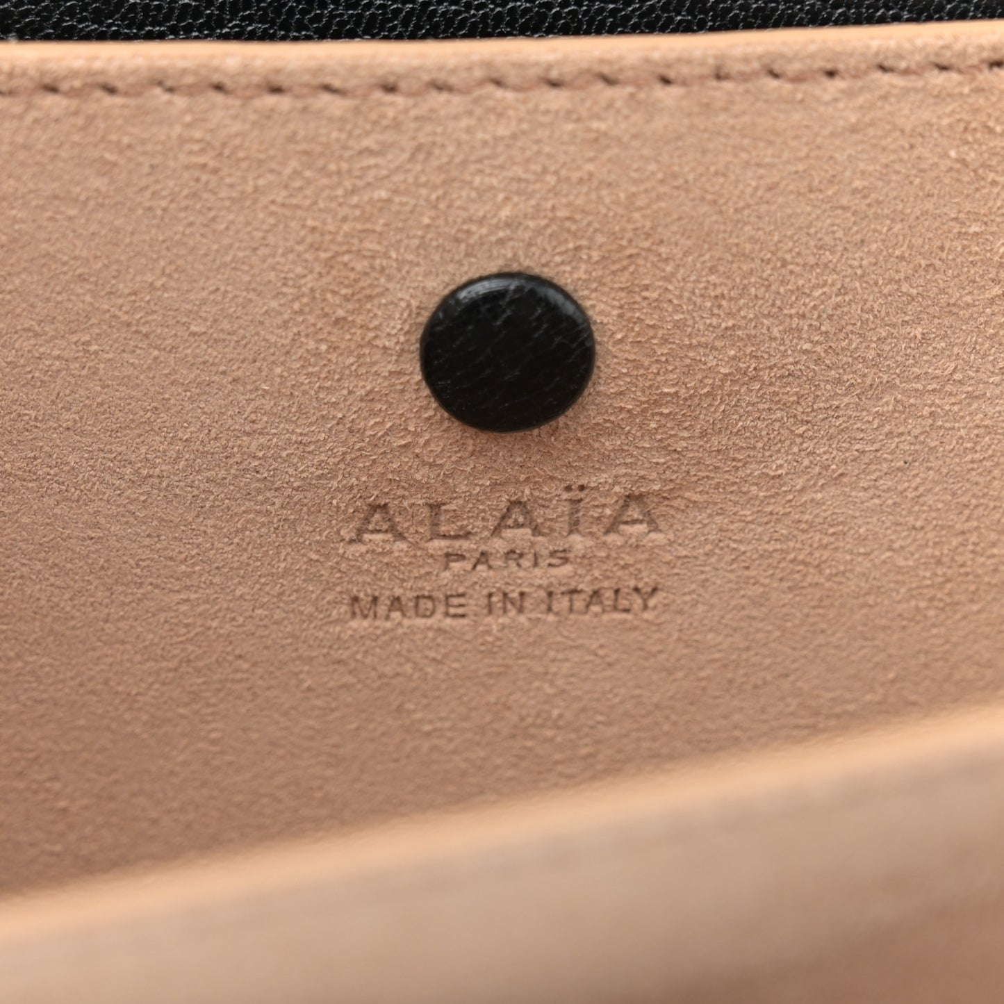 Goatskin Le Papa East West Chain Bag Black