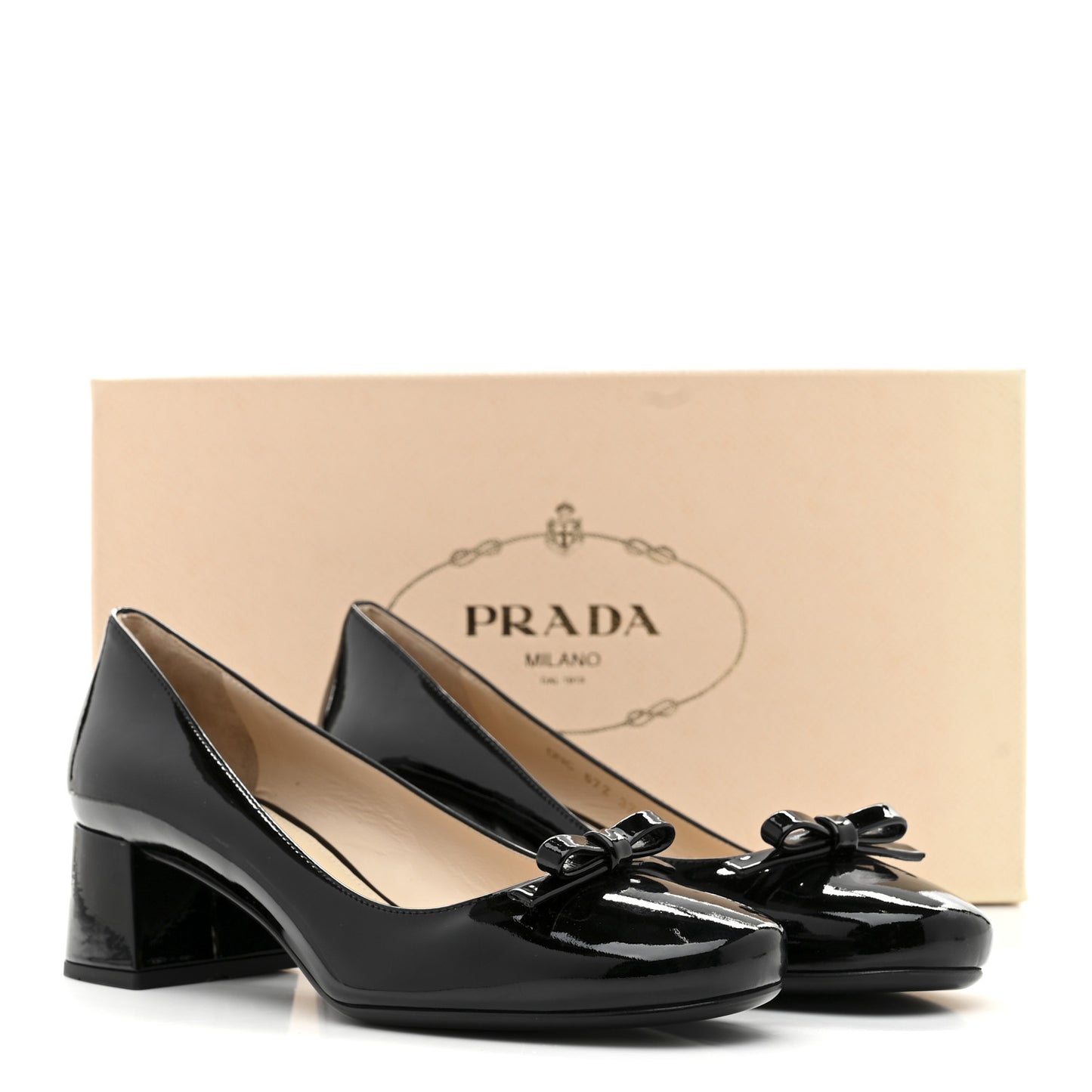 Spazzolato Bow Pumps 37.5 Black