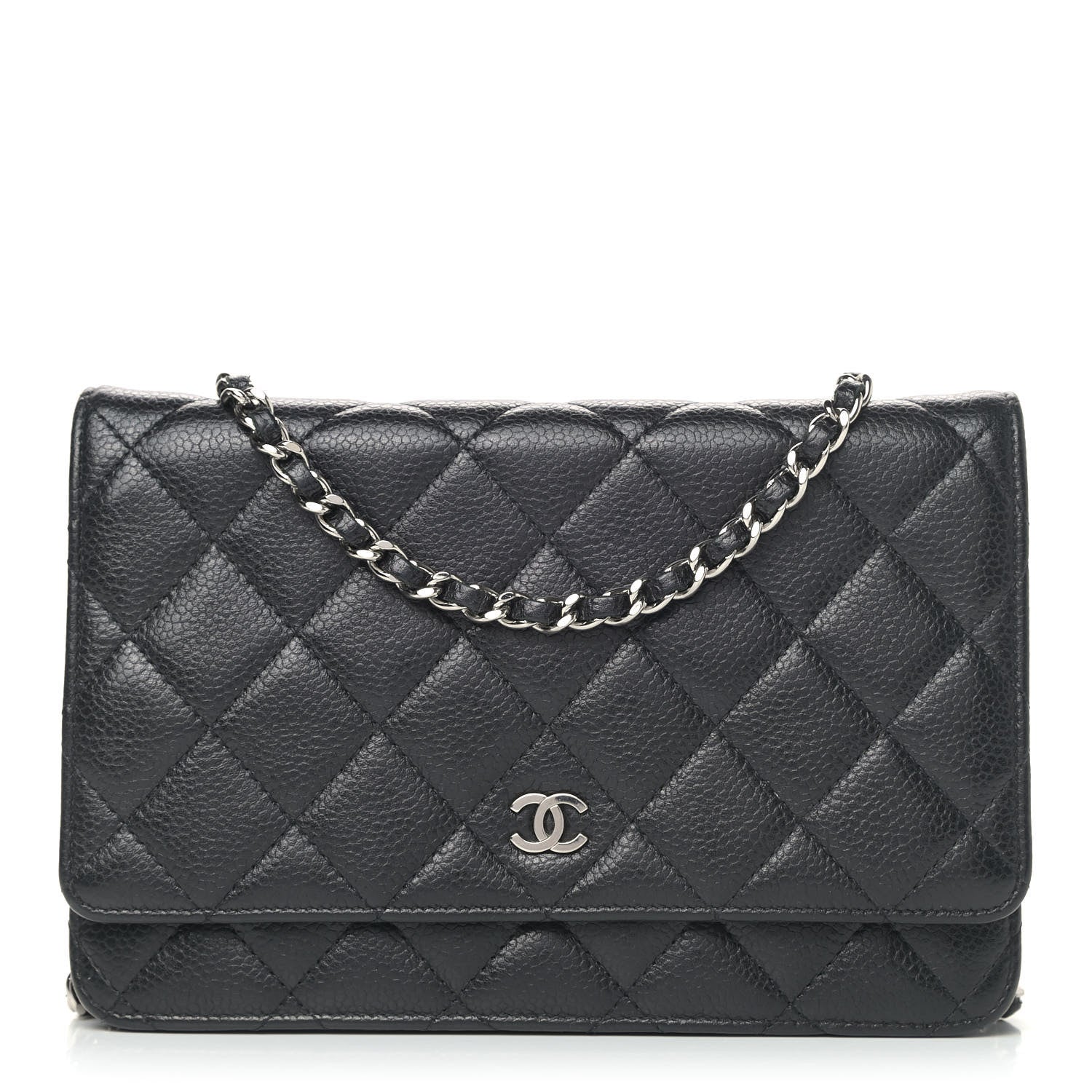 Chanel Caviar Quilted Wallet On Chain WOC Black 1 of 4