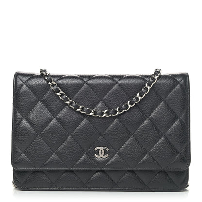 Chanel Caviar Quilted Wallet On Chain WOC Black 1 of 4