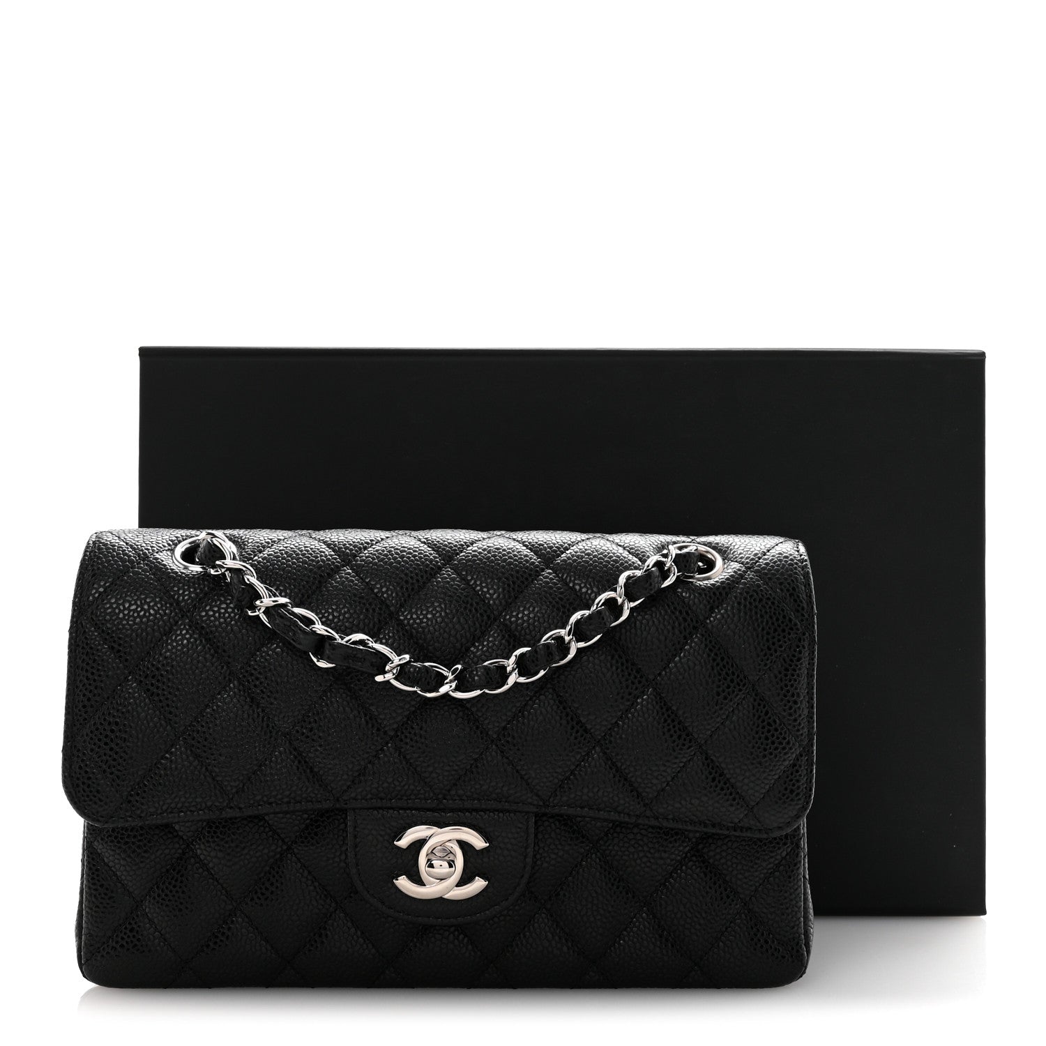 Chanel Caviar Quilted Small Double Flap Black 11 of 11