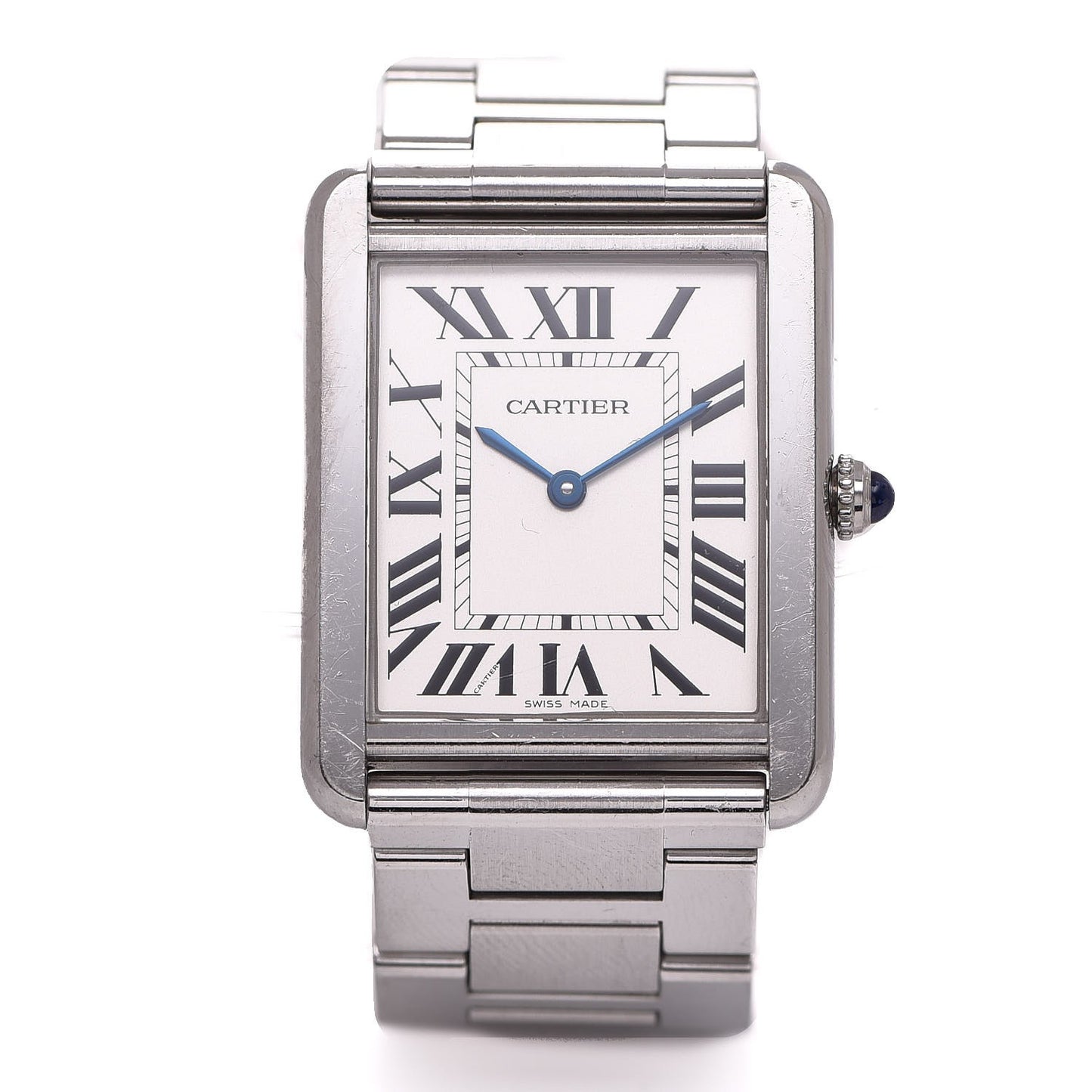 Stainless Steel 27mm Tank Solo Quartz Watch