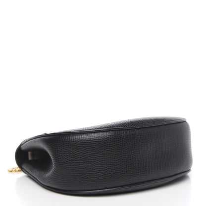 Chloe Grained Calfskin Lambskin Bi-Color Drew Shoulder Bag Black Powder Beige 4 of 12