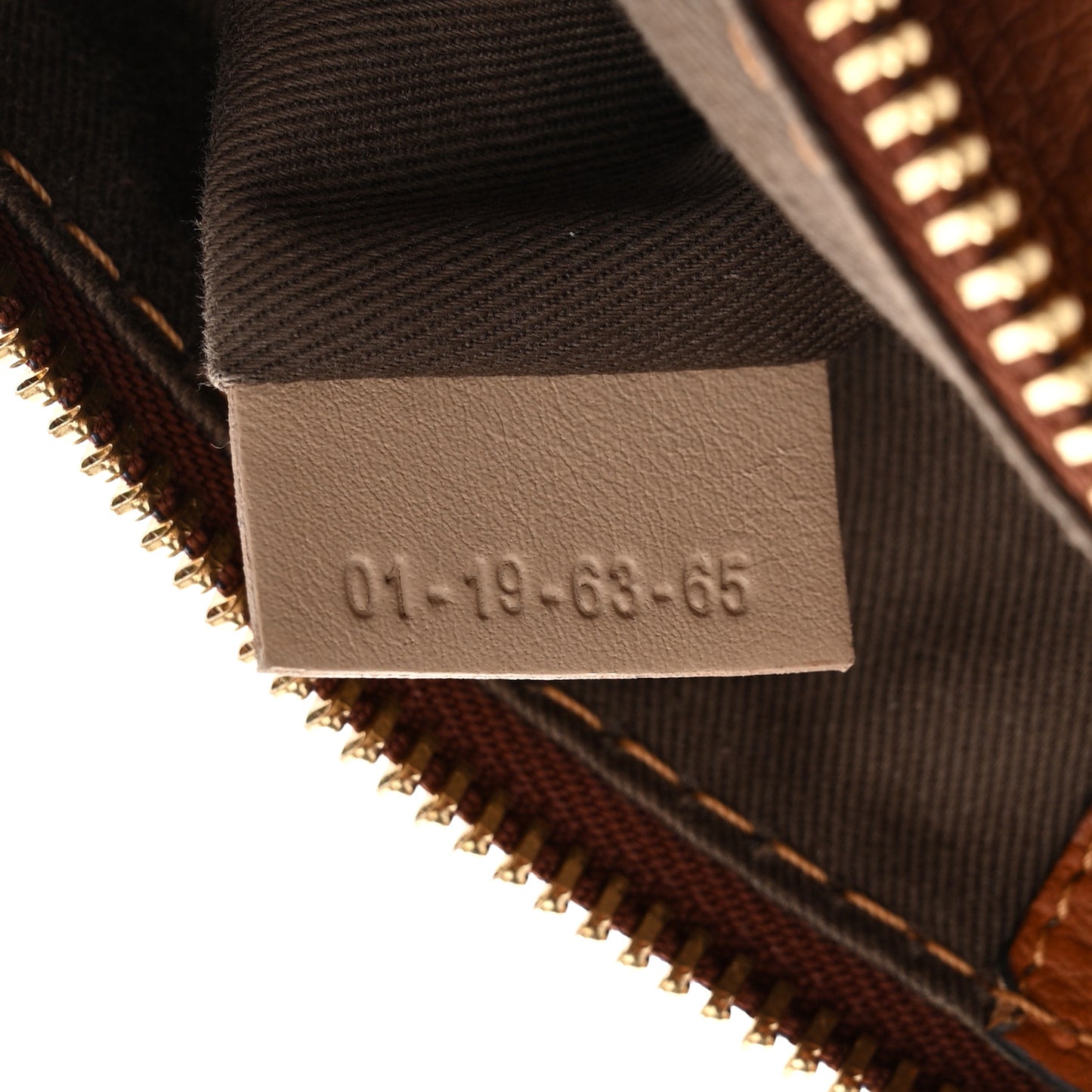 Calfskin Small Marcie Satchel Tan