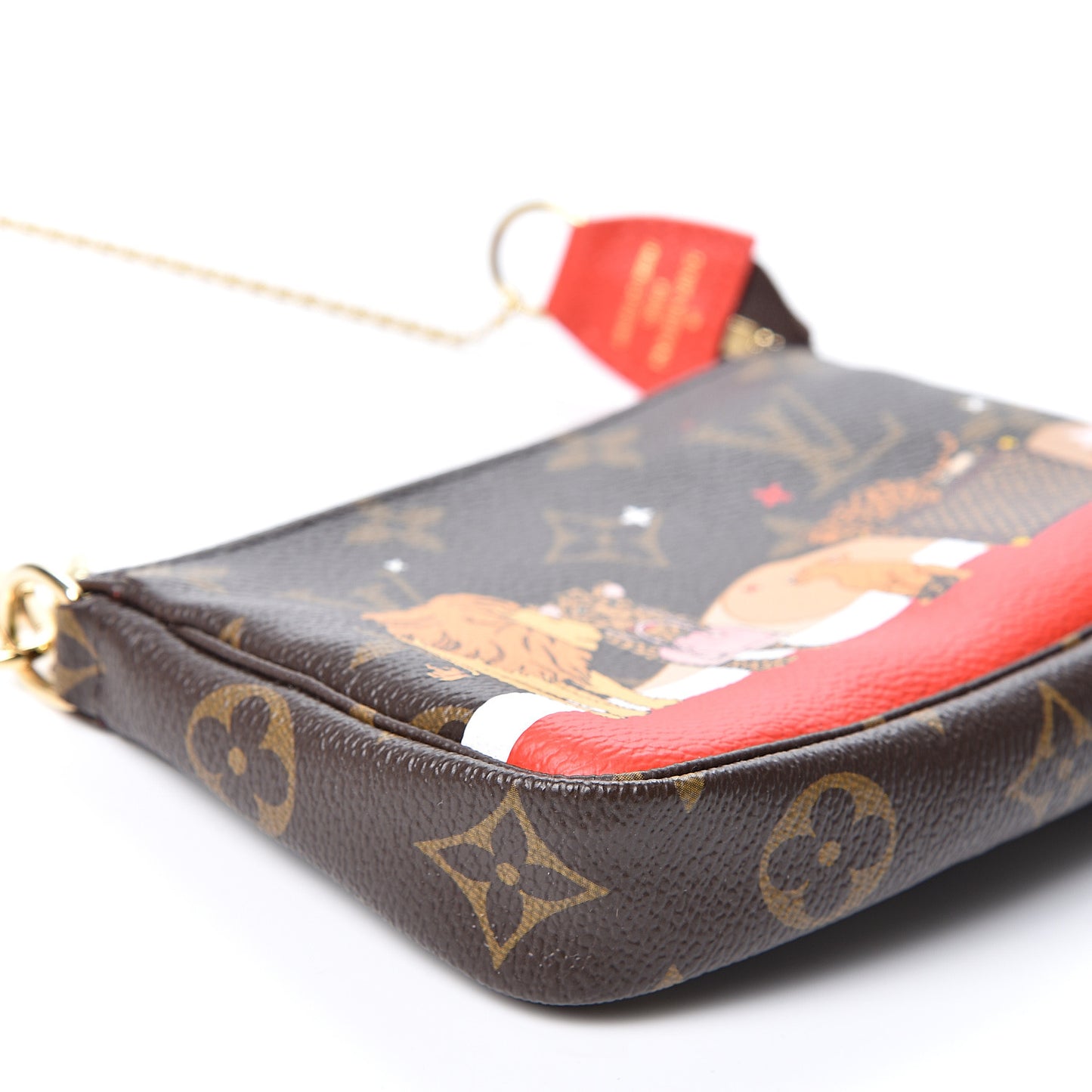Monogram 2018 Christmas Animation Mini Cats Pochette Accessories