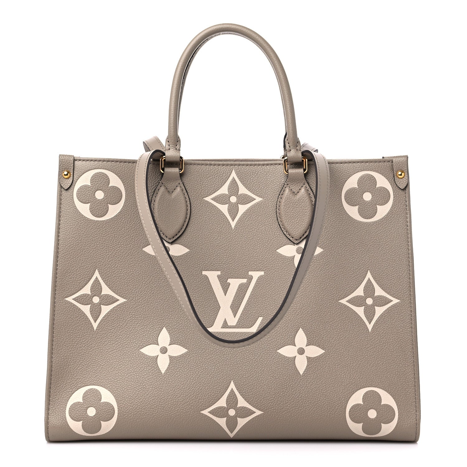 Louis Vuitton Empreinte Monogram Giant Onthego MM Tourterelle Creme 1 of 10