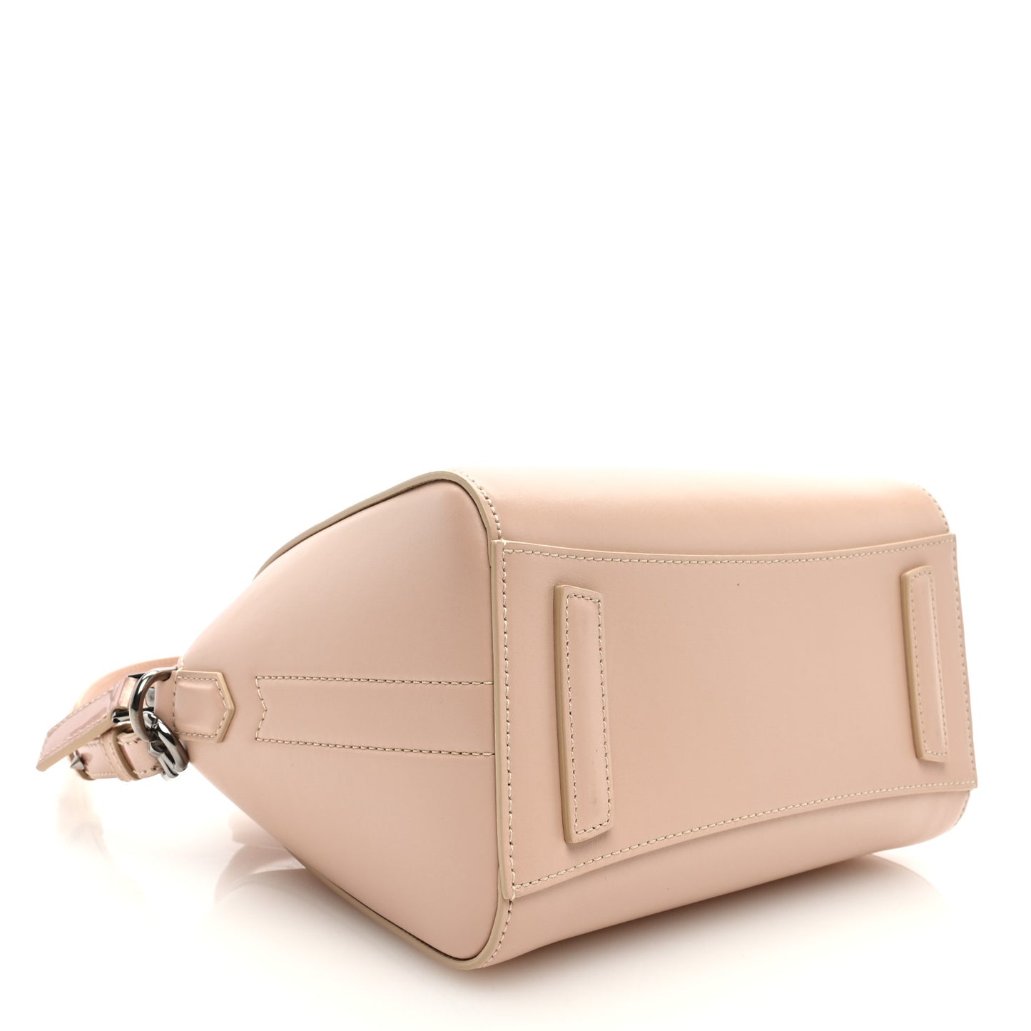 Metallic Calfskin Mini Antigona Light Pink