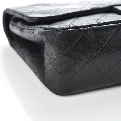 Chanel Lambskin Quilted Medium Double Flap Black 17 of 18