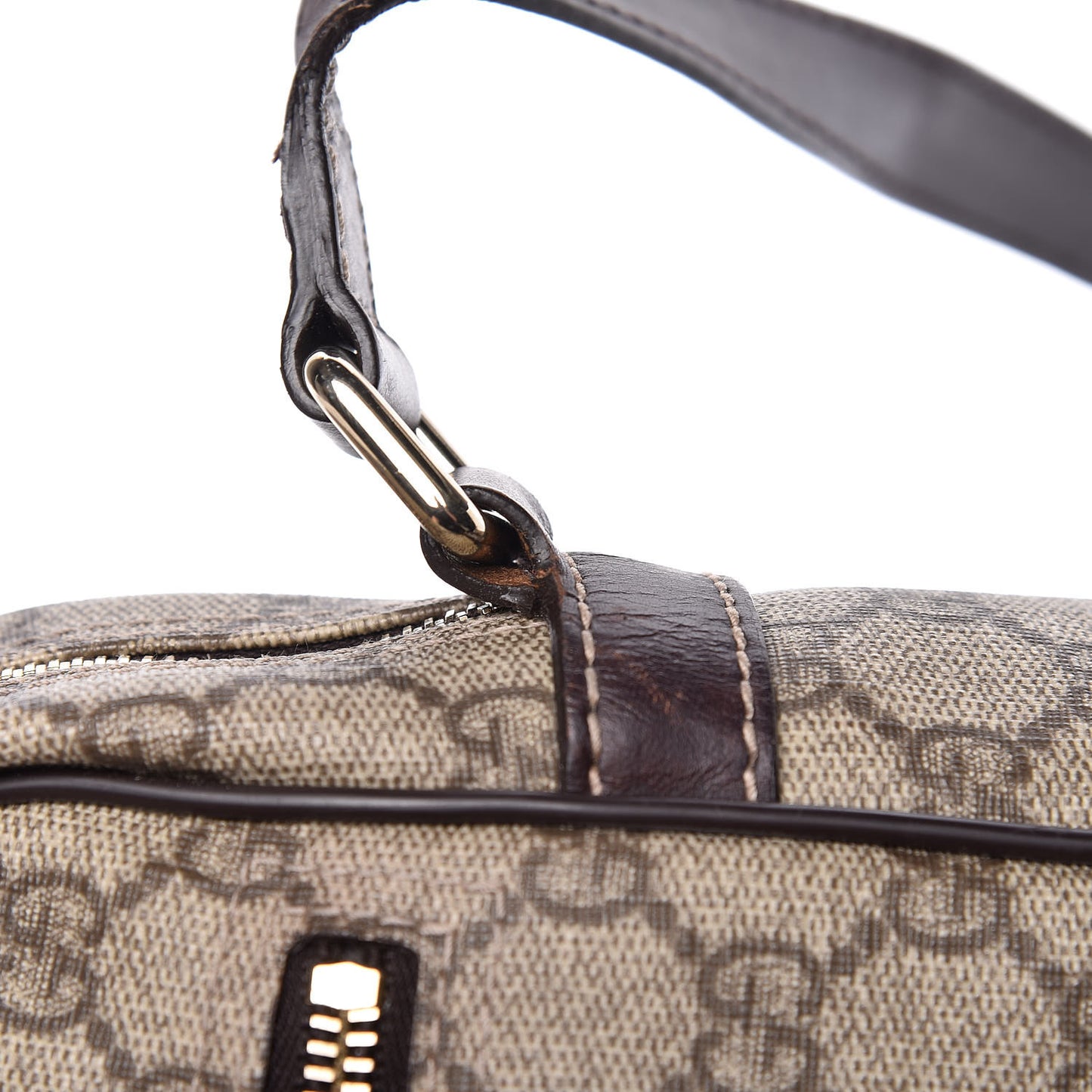 GG Plus Monogram Messenger Bag Dark Brown