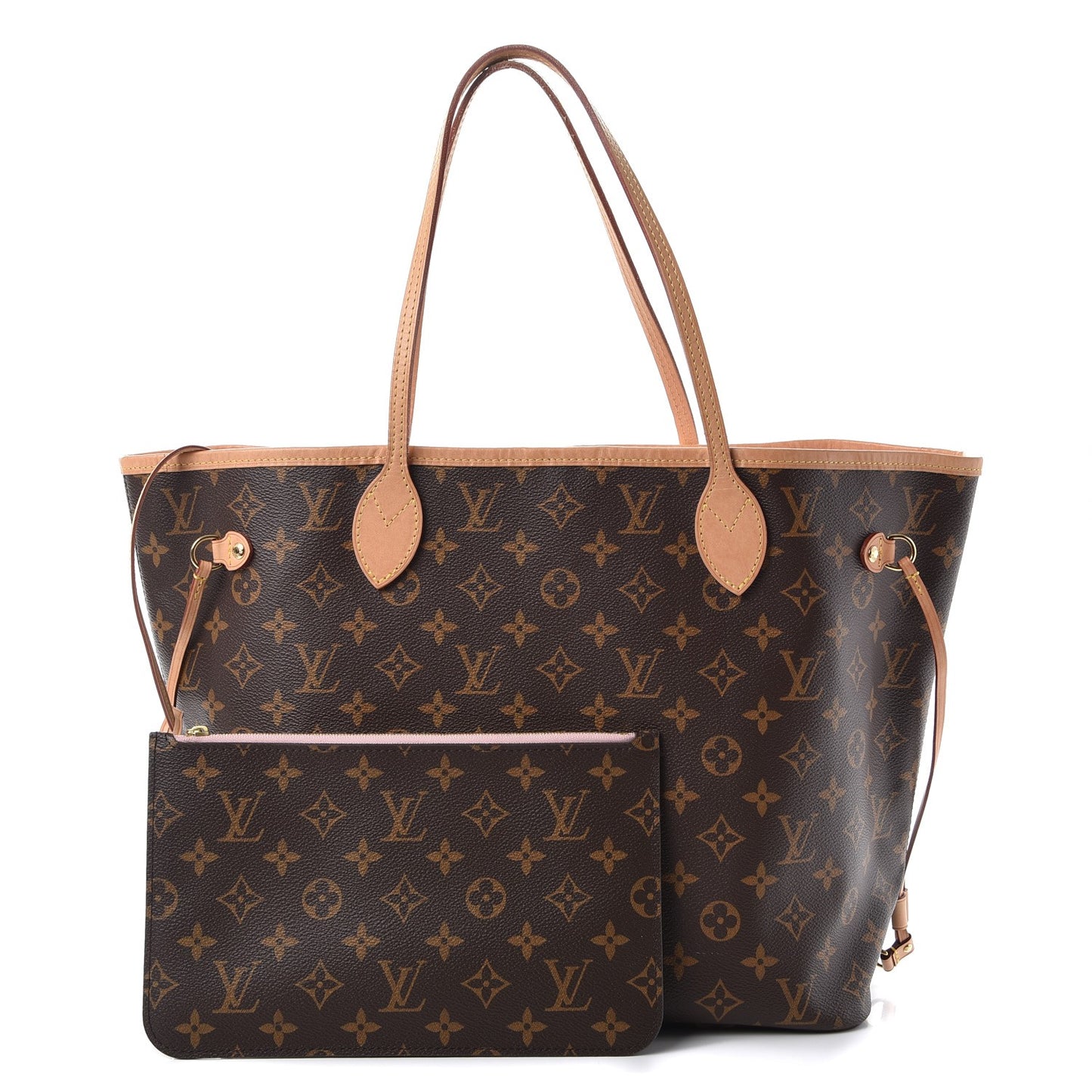 Monogram Neo Neverfull MM Rose Ballerine