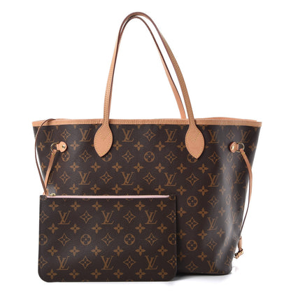 Louis Vuitton Monogram Neo Neverfull MM Rose Ballerine 1 of 15
