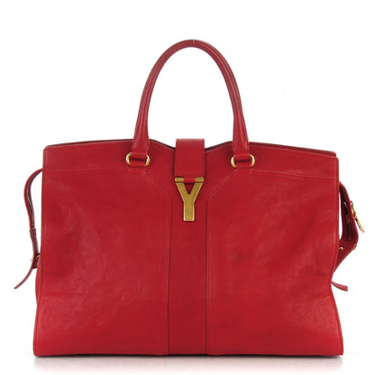 Saint Laurent Sheepskin Large Cabas ChYc Red 1 of 12